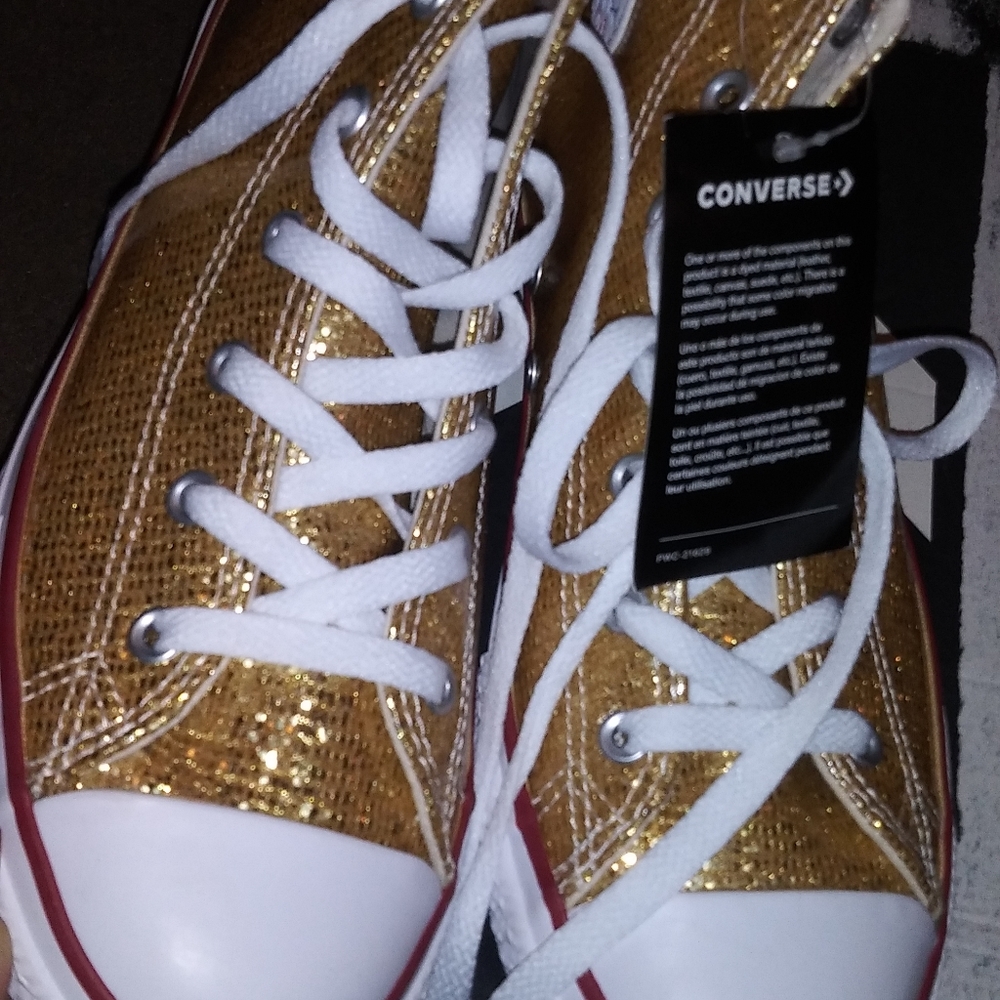 Gold Converse